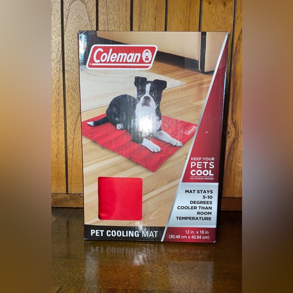 Coleman Dog Nwt Coleman Pet Cooling Mat Red 2 In X 16 In Poshmark